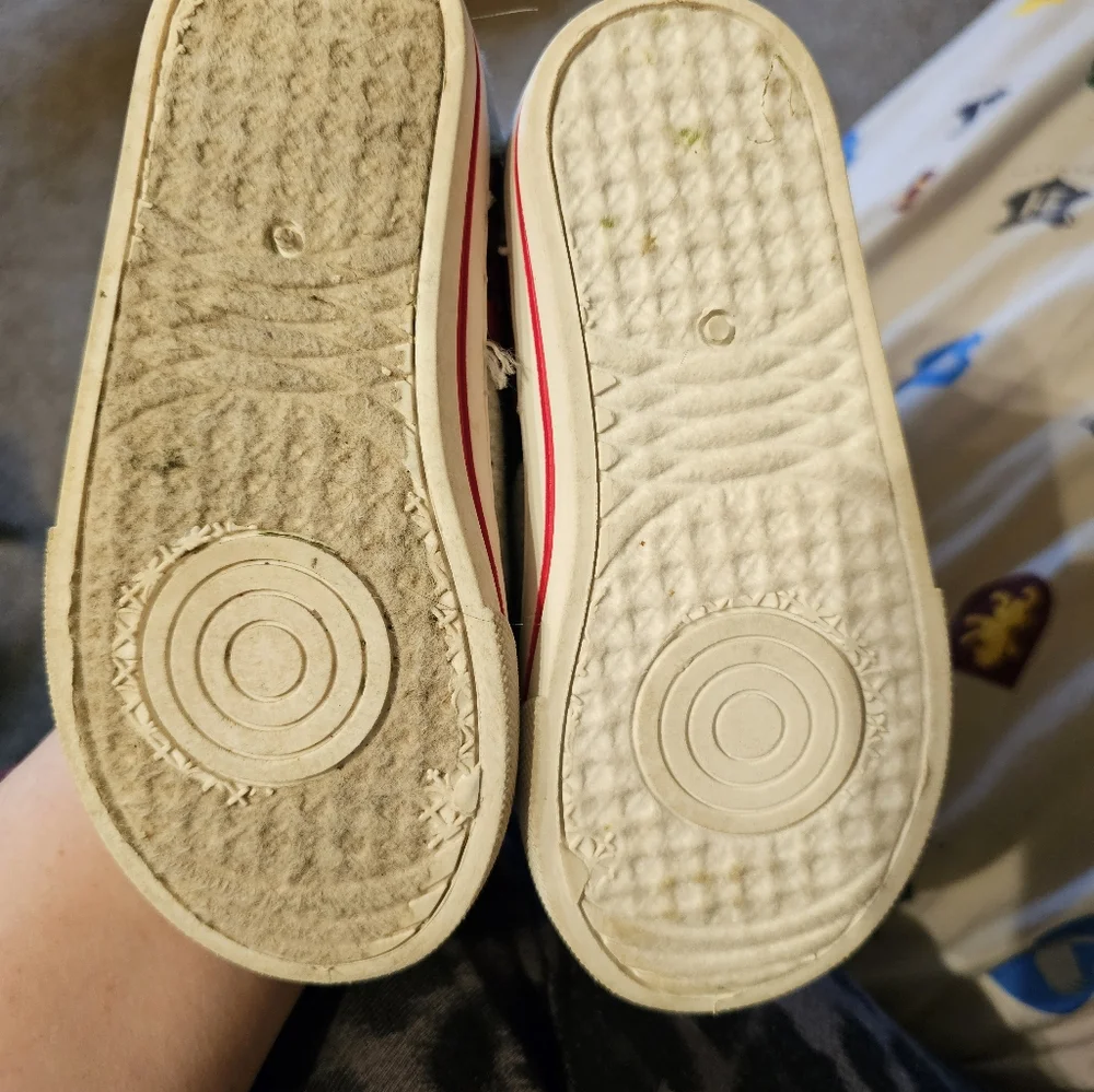 Disney Mickey Mouse Kids Slip-On Shoes - Gray and Red - Picture 2 of 4